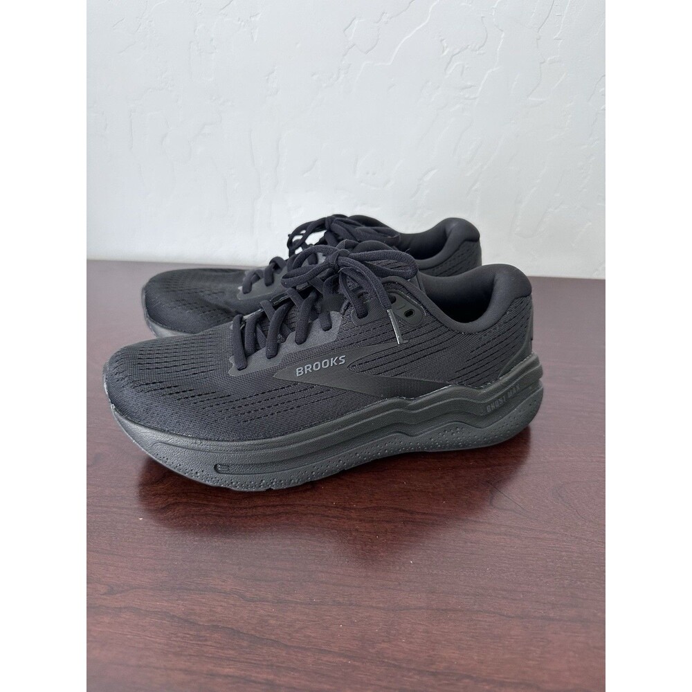 8.5B MediumBrooks Ghost Max 2 Women’s 8 Black Running Walking Cushioned Sneakers - Picture 5 of 14